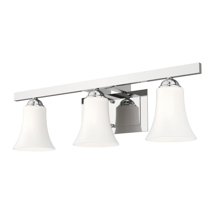 Livex Lighting - 6493-05 - Three Light Bath Vanity - Ridgedale - Polished Chrome