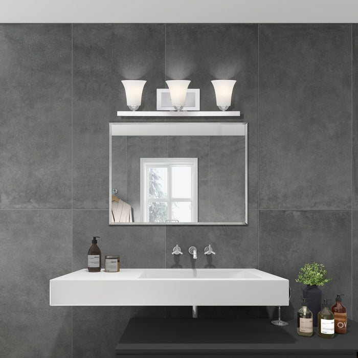 Livex Lighting - 6493-05 - Three Light Bath Vanity - Ridgedale - Polished Chrome
