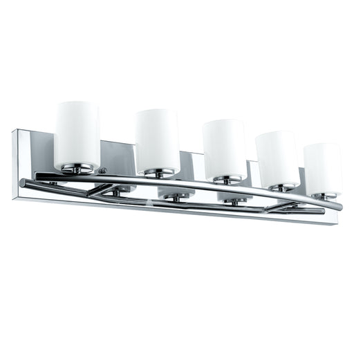 Abete Five Light Bath/Vanity Chrome