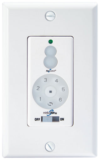 Minka Aire Dc Fan Wall Remote Control Full Function White
