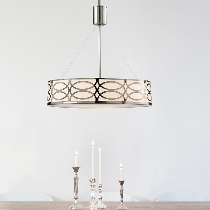 Canarm - ICH173B03BN18 - Three Light Chandelier - Drake - Brushed Nickel
