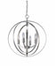 Canarm - ICH182B04BN18 - Four Light Chandelier - Meridian - Brushed Nickel