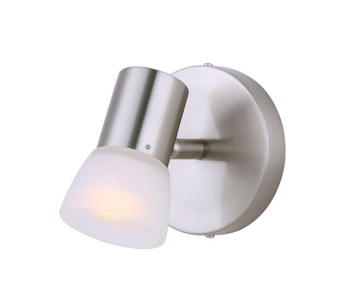 Hudson One Light Wall Sconce Brushed Nickel