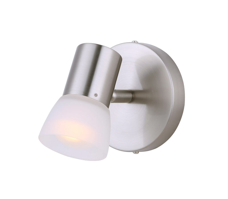 Canarm - ICW517A01BN - One Light Wall Sconce - Hudson - Brushed Nickel