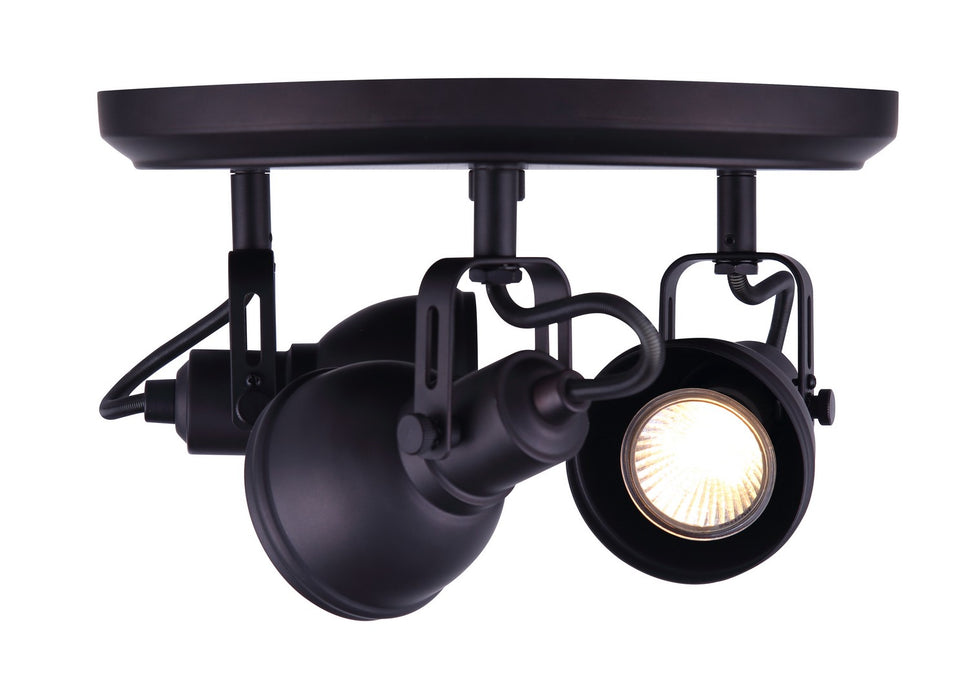 Canarm - ICW622A03ORB10 - Three Light Ceiling/Wall Mount - Polo - Oil Rubbed Bronze
