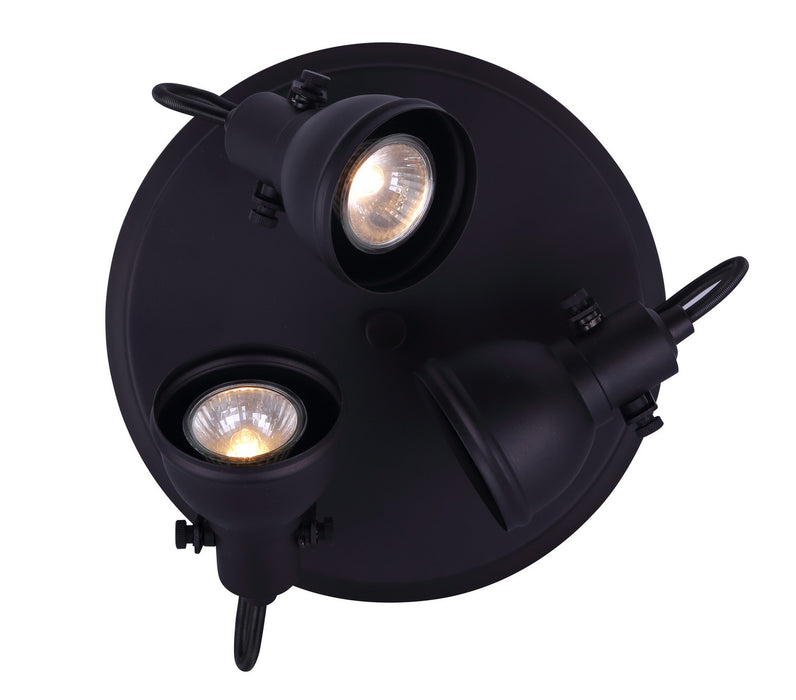 Canarm - ICW622A03ORB10 - Three Light Ceiling/Wall Mount - Polo - Oil Rubbed Bronze