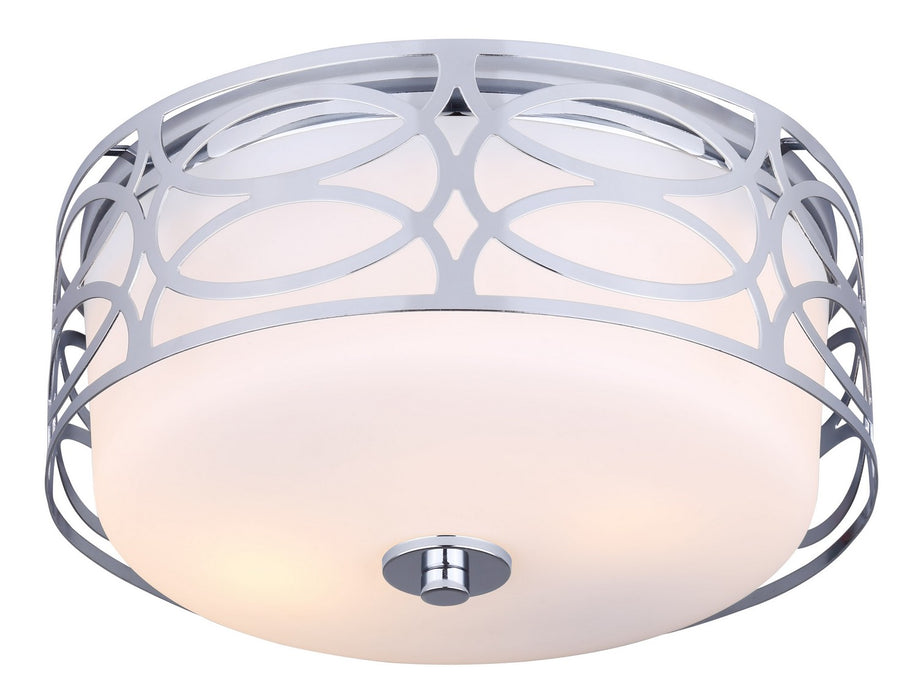 Canarm - IFM173B12CH - Two Light Flush Mount - Drake - Chrome