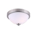 Canarm - IFM578A13BN - Two Light Flush Mount - River - Brushed Nickel