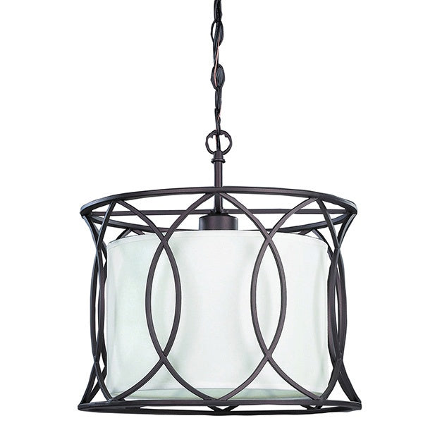 Canarm - IPL320A01ORB14 - One Light Pendant - Monica - Oil Rubbed Bronze
