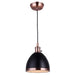 Canarm - IPL409B01BKA - One Light Pendant - Esher - Bronze And Black