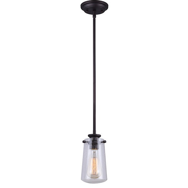 Canarm - IPL623A01ORB - One Light Pendant - Mill - Oil Rubbed Bronze