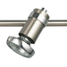 Canarm - IT391A03BCH10 - Three Light Track Light - Shay - Brushed Pewter/Chrome