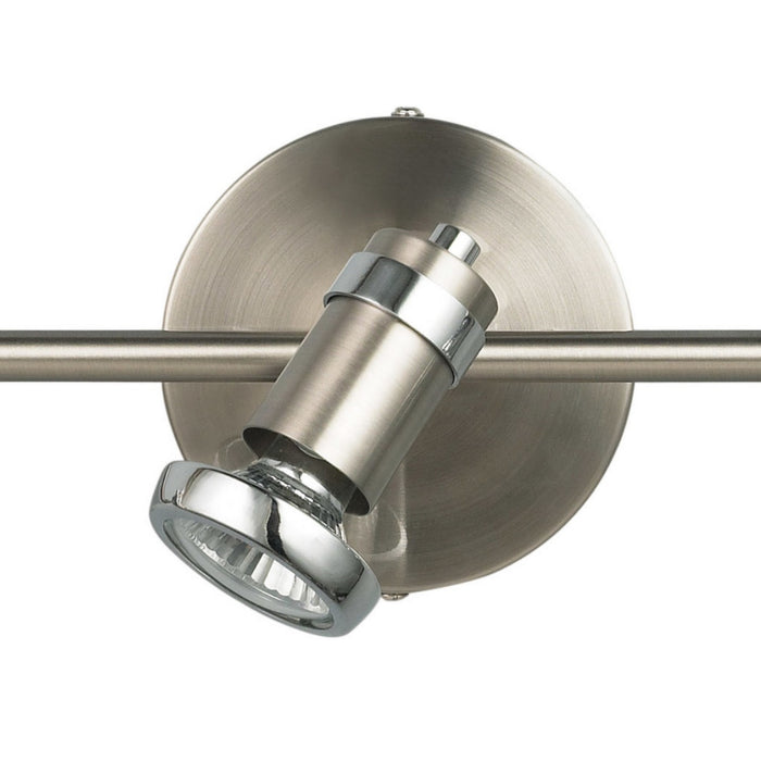 Canarm - IT391A03BCH10 - Three Light Track Light - Shay - Brushed Pewter/Chrome