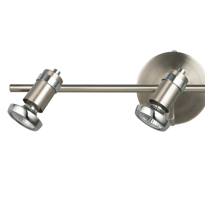 Canarm - IT391A03BCH10 - Three Light Track Light - Shay - Brushed Pewter/Chrome