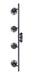 Canarm - IT611A04GPH - Four Light Track - Otto - Graphite