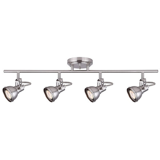 Polo Four Light Track Brushed Nickel