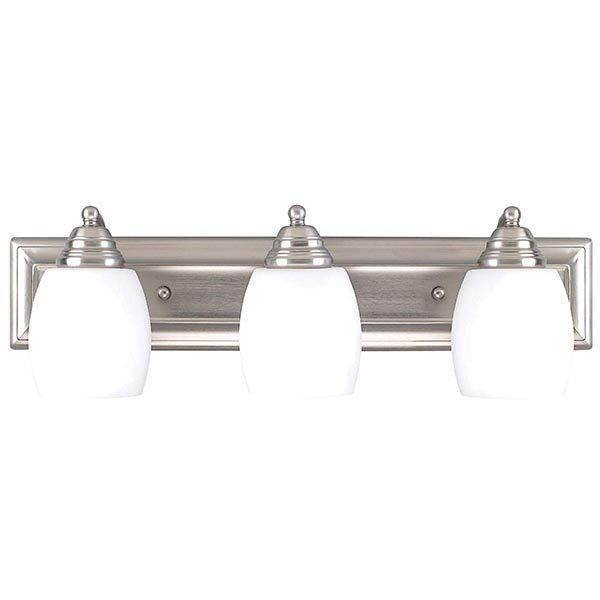 Canarm - IVL259A03BPT - Three Light Vanity - Griffin - Brushed Pewter