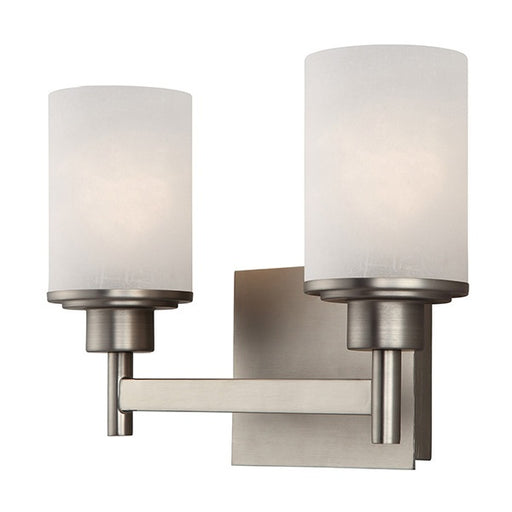 Lyndi Two Light Vanity Brushed Nickel