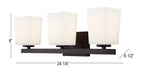 Canarm - IVL472A03ORB - Three Light Vanity - Hartley - Oil Rubbed Bronze