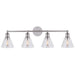 Canarm - IVL628A04BN - Four Light Vanity - Larken - Brushed Nickel