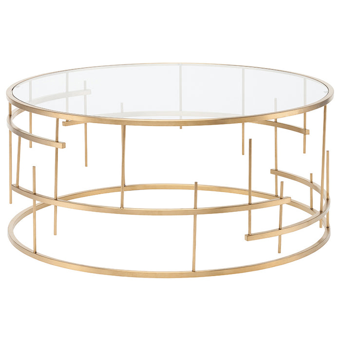 Nuevo - HGDE159 - Coffee Table - Tiffany - Gold