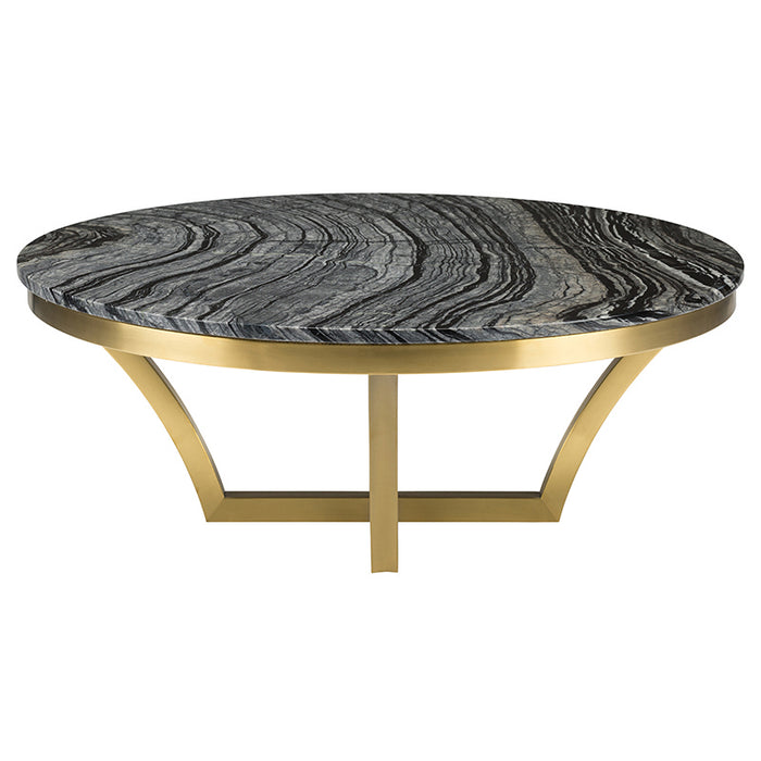 Nuevo - HGNA293 - Coffee Table - Aurora - Black Wood Vein
