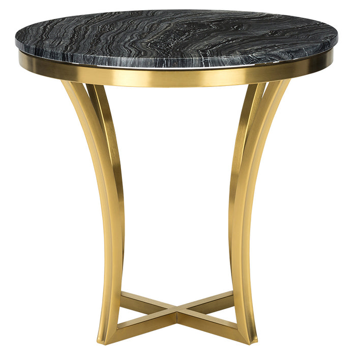 Nuevo - HGNA295 - Side Table - Aurora - Black Wood Vein