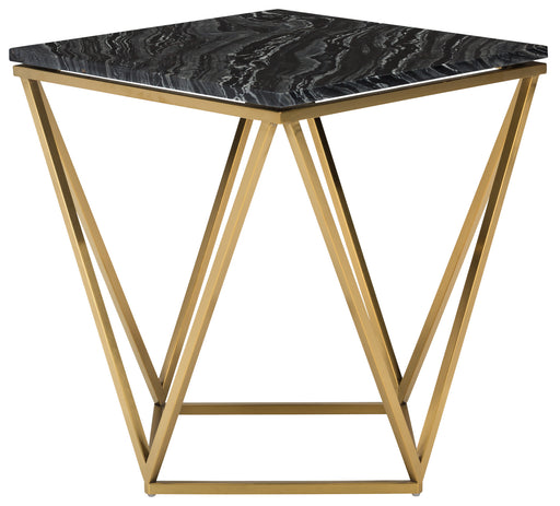 Nuevo - HGNA301 - Side Table - Jasmine - Black Wood Vein