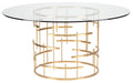 Nuevo - HGSX216 - Dining Table - Round Tiffany - Gold