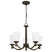 Nuvo Lighting - 60-5925 - Five Light Chandelier - Laguna - Forest Bronze