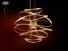 Corbett Lighting - 216-41-GL/SS - LED Chandelier - Calligraphy - Gold Leaf W Polished Stainless
