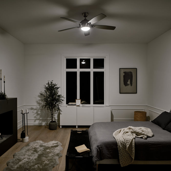 Kichler - 330001BSS - 54 Inch Ceiling Fan - Geno - Brushed Stainless Steel