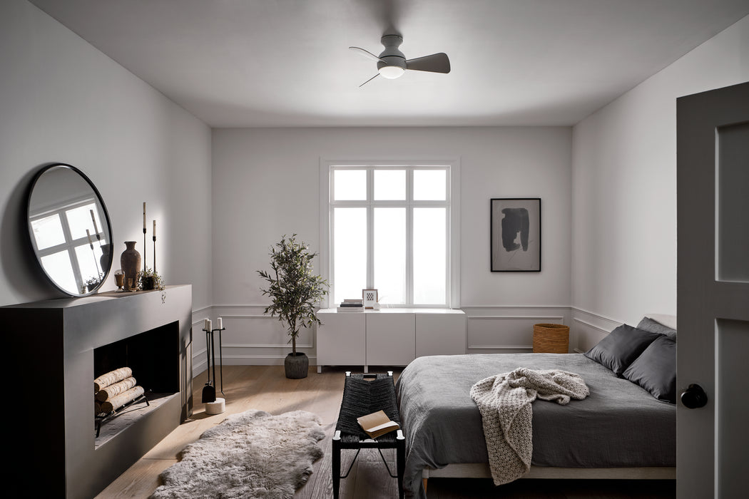 Kichler - 330150MWH - 34 Inch Ceiling Fan - Sola - Matte White