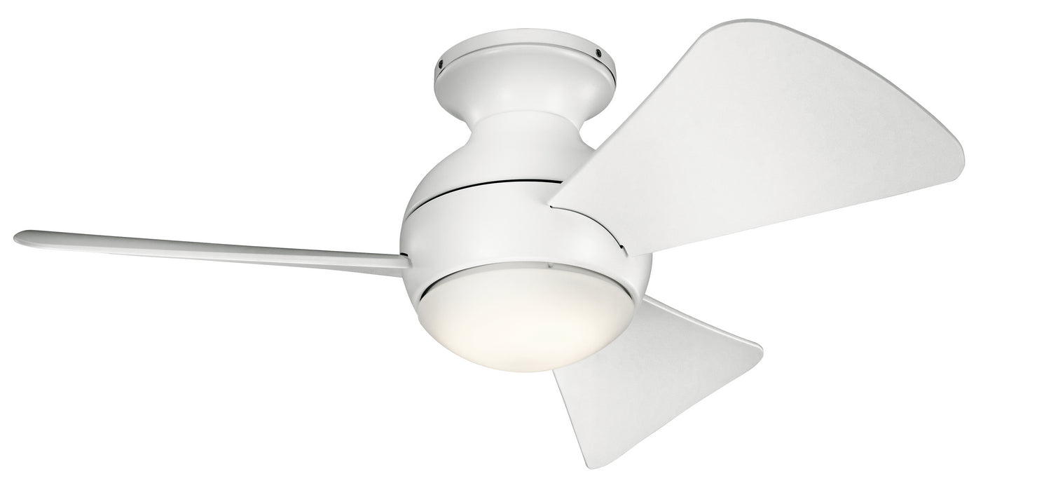 Kichler - 330150MWH - 34 Inch Ceiling Fan - Sola - Matte White