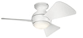 Kichler - 330150MWH - 34 Inch Ceiling Fan - Sola - Matte White