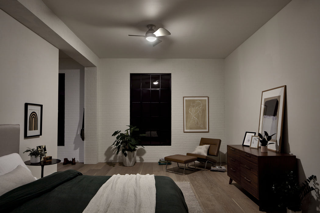 Kichler - 330150NI - 34 Inch Ceiling Fan - Sola - Brushed Nickel