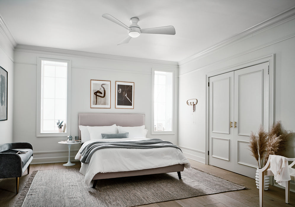 Kichler - 330152MWH - 54 Inch Ceiling Fan - Sola - Matte White