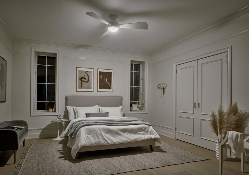 Kichler - 330152MWH - 54 Inch Ceiling Fan - Sola - Matte White