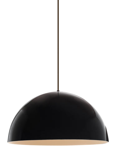 Powell Street One Light Pendant Black