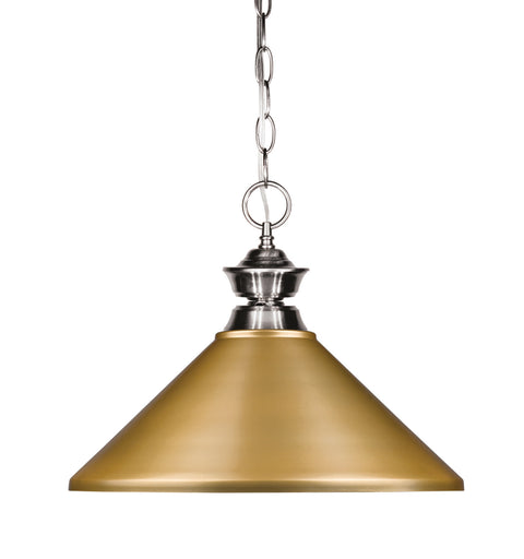 Pendant Lights One Light Pendant Brushed Nickel