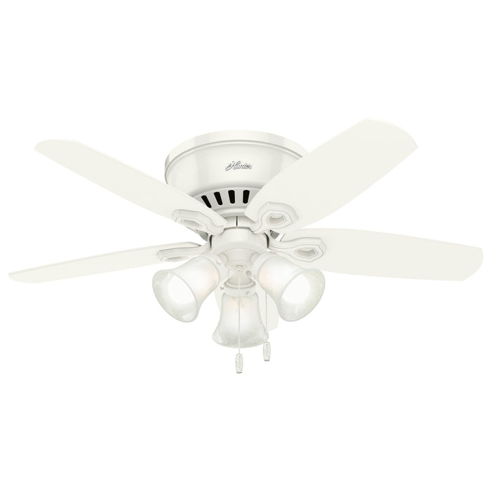 Hunter - 51090 - 42 InchesCeiling Fan - Builder - Snow White
