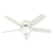 Hunter - 53313 - 52 InchesCeiling Fan - Newsome - Fresh White