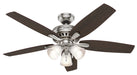 Hunter - 53318 - 52 InchesCeiling Fan - Newsome - Brushed Nickel