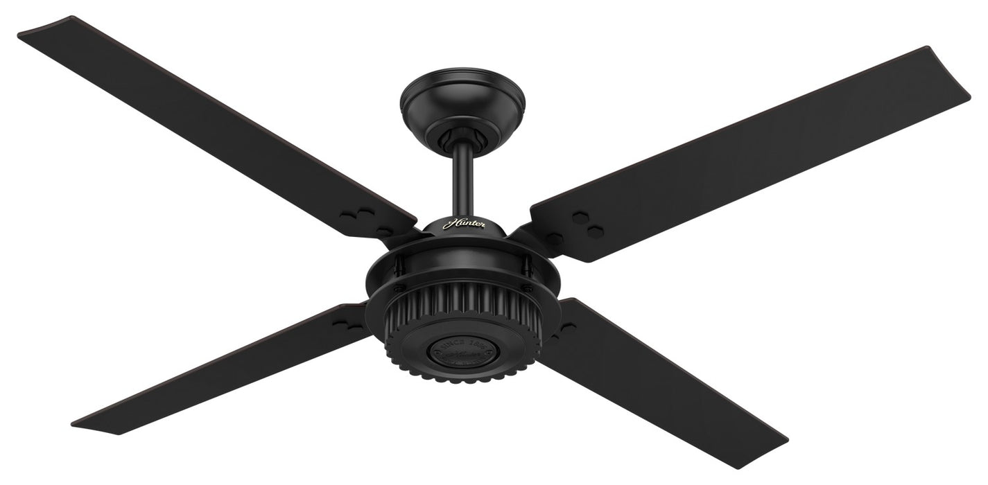 Hunter - 59235 - 54"Ceiling Fan - Chronicle - Matte Black