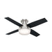 Hunter - 59243 - 44 InchesCeiling Fan - Dempsey - Brushed Nickel