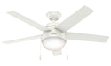 Hunter - 59266 - 46 InchesCeiling Fan - Anslee - Fresh White