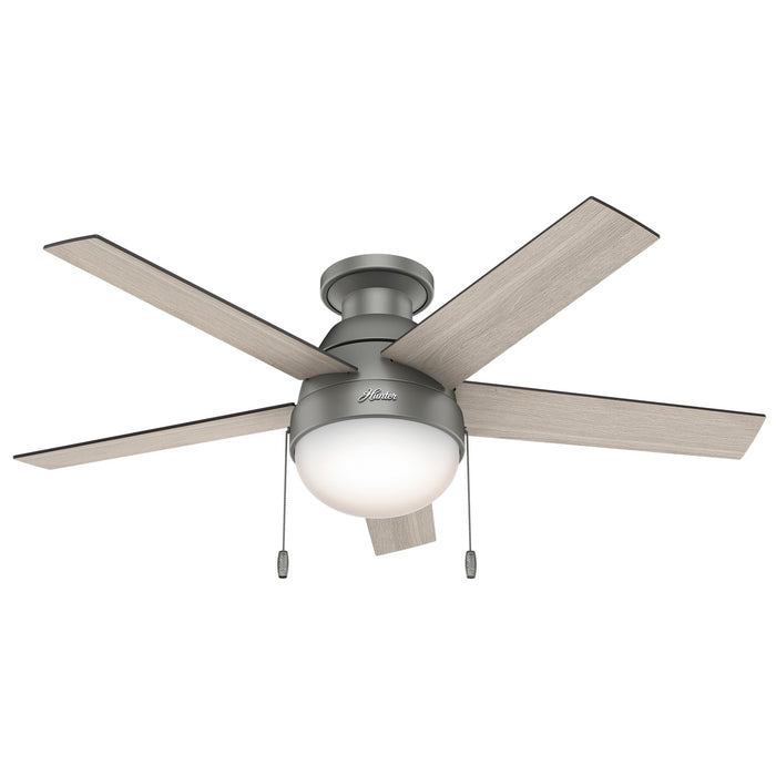 Hunter - 59270 - 46 InchesCeiling Fan - Anslee - Matte Silver