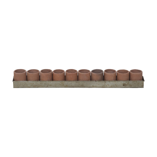 Terra Cotta Candle Holder