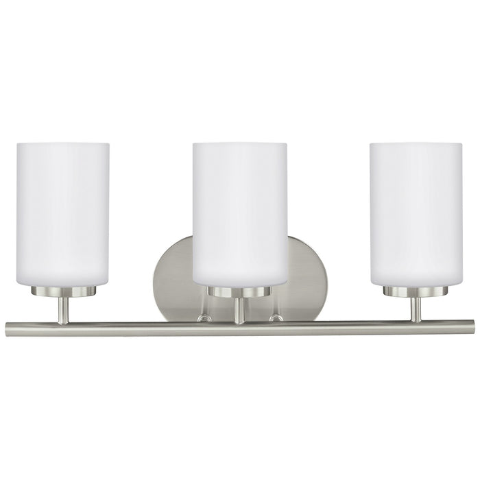 Generation Lighting - 41162-962 - Three Light Wall / Bath - Oslo - Brushed Nickel