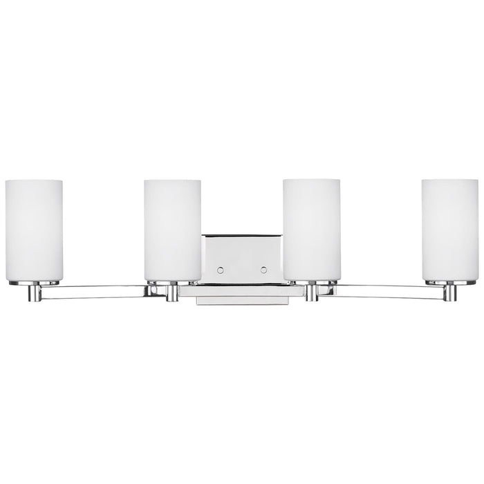 Generation Lighting - 4439104-05 - Four Light Wall / Bath - Hettinger - Chrome